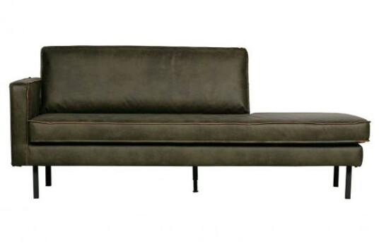 BePureHome Rodeo Daybed Venstrevendt - Army Øko-lær