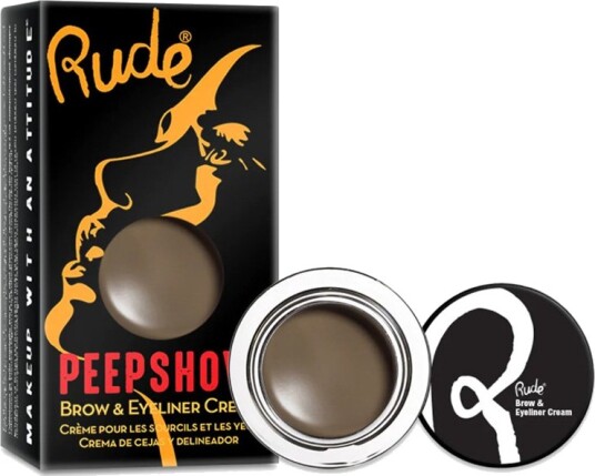 Rude Cosmetics Peep Show Brow & Eyeliner Cream Strip Tease 88035 (U) 3 g