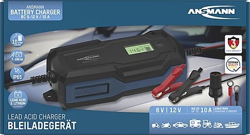 Ansmann Batterilader 6-12v 10a