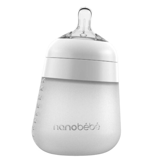 Nanobébé Flexy Silicone Baby Bottle White 270ml Nanobébé Flexy Silicone Baby Bottle White 270ml