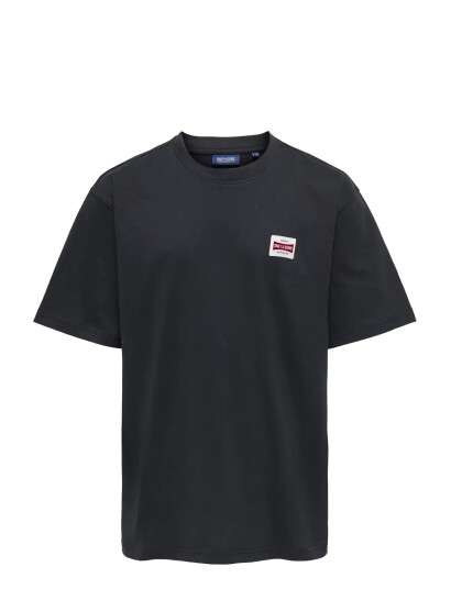 ONLY & SONS Osjfred Life Rlx Ss Label Tee Noos Navy 110 116
