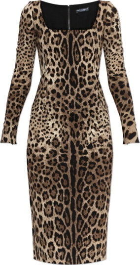 Dolce & Gabbana Dame Kjoler Brun L, Dolce & Gabbana Dame Kjoler Brun L,