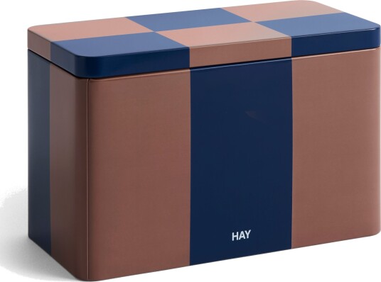 Hay Blikkboks Medium Brun / Midnight Blue Hay Blikkboks Medium Brun / Midnight Blue
