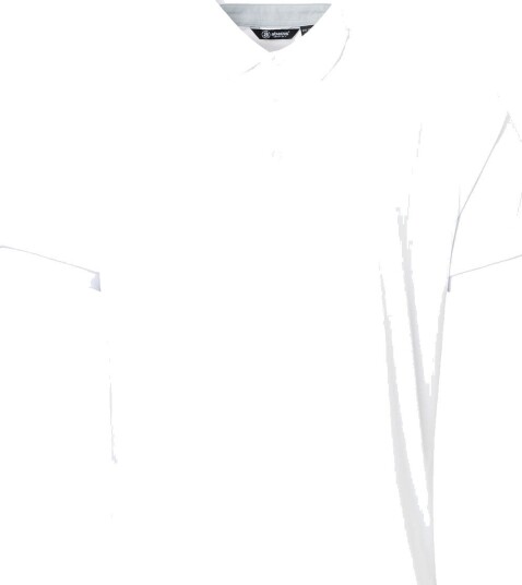 Abacus M Hammel Recycled Hvit Golf pologenser herre 100 White Small