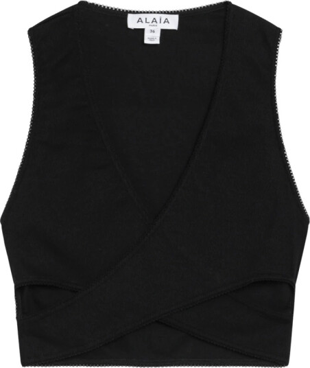 Alaïa Dame Topper Svart M,