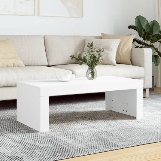  Salongbord hvit 102x50x36 cm konstruert tre 8720845920326