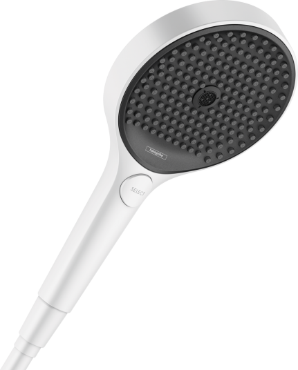Hansgrohe Rainfinity Hånddusj 130 3jet, EcoSmart, Hvit Matt Hansgrohe Rainfinity Hånddusj 130 3jet, EcoSmart, Hvit Matt