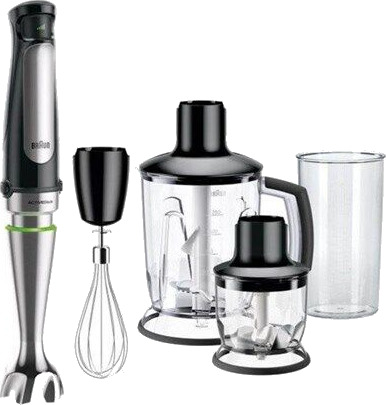 Braun Multiquick 7 Stavmikser 1000 W Svart MQ7045X Braun Multiquick 7 Stavmikser 1000 W Svart MQ7045X