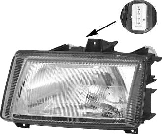 VAN WEZEL 5826961 Frontlykter