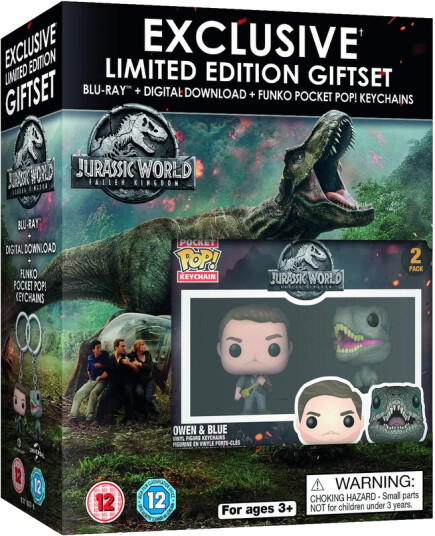 Jurassic World 2 Fallen Kingdom (2018) Gift Set Bluray Jurassic World 2 Fallen Kingdom (2018) Gift Set Bluray