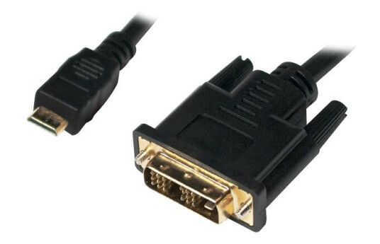 LogiLink - Mini HDMI to DVI-D Cable, M/M, 1m