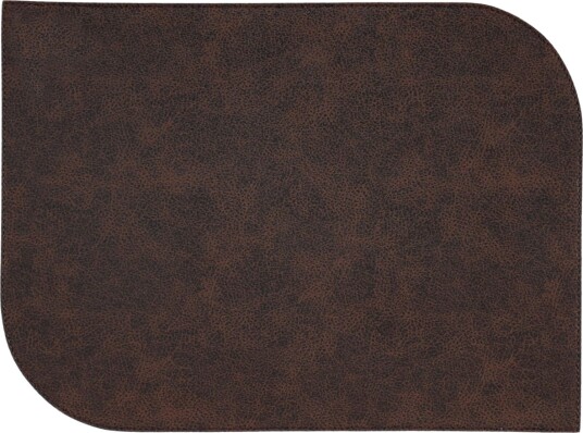 ERWIN M. Bordbrikke Shana 2 runde hjørner; 32.5x44 cm BxL; Brun/Rustbrun; Rektangulær; 6 Stykk / Forpakning