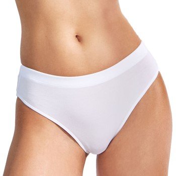 Bread and Boxers High Waist Brief Truser Hvit modal Large Dame