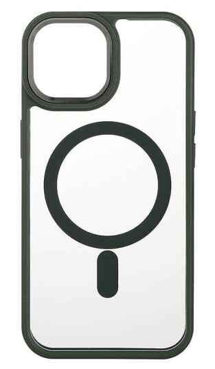 Onsala iPhone 15 Bumper MagSeries Grønn TPU Mobildeksel