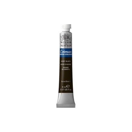 Winsor Newton Cotman Akvarellfarge 8 ml Ivory Black 331