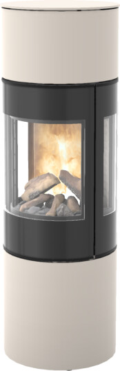 Rais Viva L 140 sand gasspeis med sideglass og glassdør