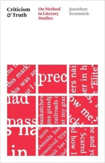 Criticism And Truth Av Professor Jonathan Kramnick