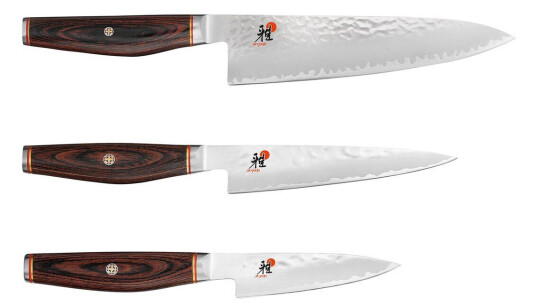 Miyabi Artisan 6000MCT knivsett 3 deler Tre