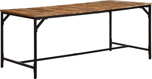 Spisebord 180x90x75 cm grov heltre mango