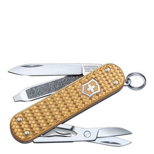 Victorinox Classic SD Precious Alox lommekniv 5 funksjoner gull Victorinox Classic SD Precious Alox lommekniv 5 funksjoner gull
