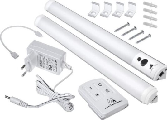 Taklys Maclean Mce245 Maclean Mce245 Led Lineær Lampe Under Skap, Sett Med 2 Moduler Med Fjernkontroll Taklys Maclean Mce245 Maclean Mce245 Led Lineær Lampe Under Skap, Sett Med 2 Moduler Med Fjernkontroll