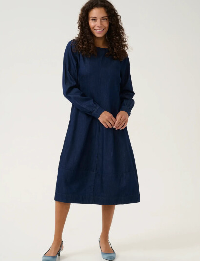 Culture Cuarpa Antoinett Dress - Navy - M Culture Cuarpa Antoinett Dress - Navy - M