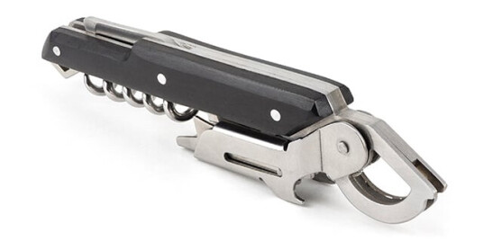Peugeot Clavelin corkscrew 14 cm Black/Steel Peugeot Clavelin corkscrew 14 cm Black/Steel