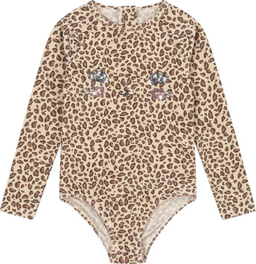 Konges Sløjd Badedrakt   Kitty   Leo   Konges Sløjd   9 10 år 134 140   Badetøy Beige Brun