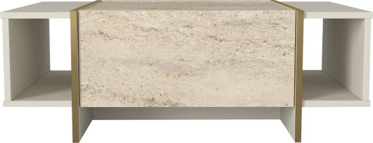 Veyron Sofabord 104 cm Beige/Sandstein