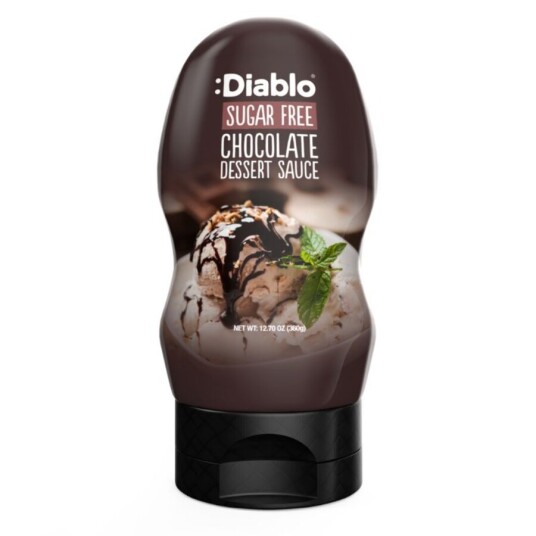 Diablo sukkerfri sjokolade dessertsaus 290 ml Diablo sukkerfri sjokolade dessertsaus 290 ml