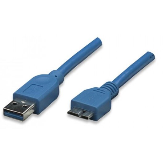 TECHLY USB3.0 Kabel Stecker Typ A-Stecker Micro B, 2m blau TECHLY USB3.0 Kabel Stecker Typ A-Stecker Micro B, 2m blau