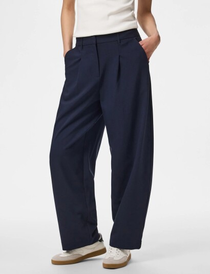 Pieces Pcbosella Mw Barrel Pant Noos Bc Navy M