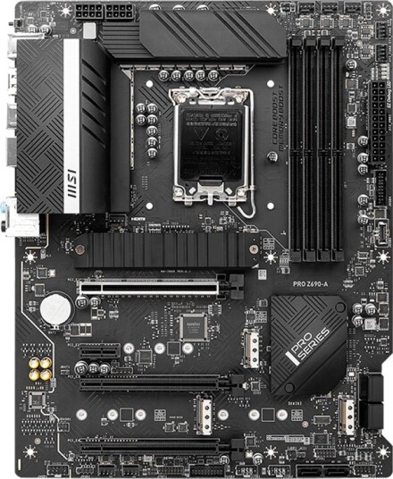 MSI PRO Z690 A Intel LGA1700 DDR5 ATX MSI PRO Z690 A Intel LGA1700 DDR5 ATX