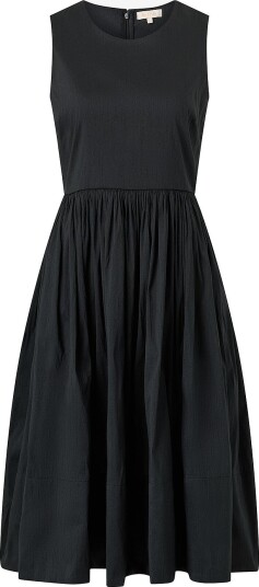 byTimo Kjole Taffeta Midi Svart