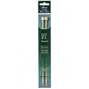 Clover Takumi Strikkepinner Bambus 23cm 4,00mm
