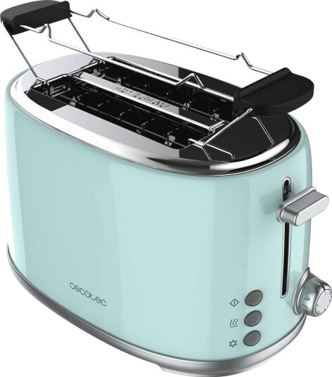 Cecotec ToastTaste 1000 Brødrister 2 skiver, 980W Blå