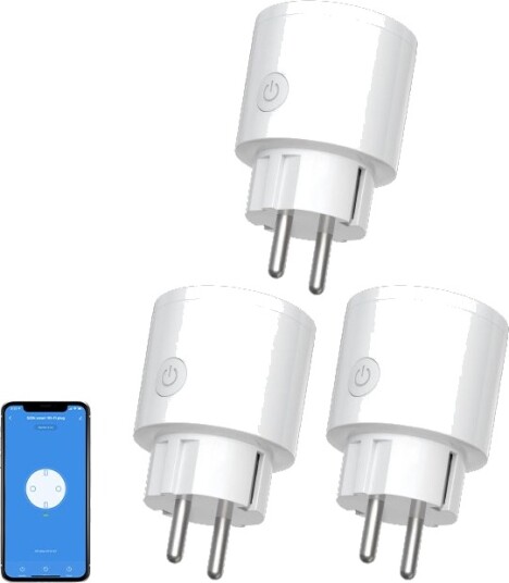 SiGN Smart Home Smart Plug WiFi 10A - 3-pakning SiGN Smart Home Smart Plug WiFi 10A - 3-pakning