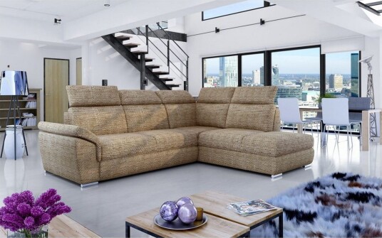 Seksjon Eltap Loreto 260x210x102 cm Berlin 03 Beige Høyre