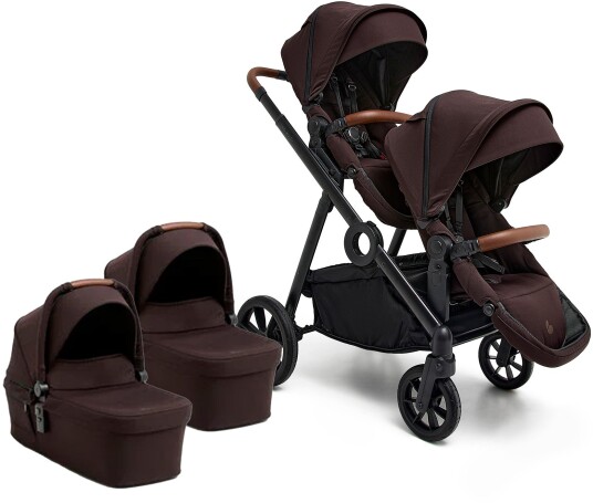 Beemoo Pro Multi 2 Tvillingvogn Espresso Brown
