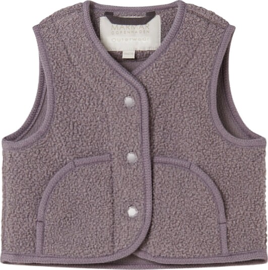 MarMar Fleecevest Ollas Purple Suede MarMar 86 Fleecejakke Lilla