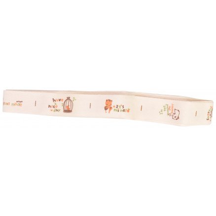 Infinity Hearts Stoffbånd/Labels bånd Handmade ass dyremotiver 20mm 3 meter