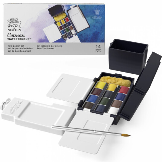Winsor & Newton Cotman Water Colors Field Pocket set