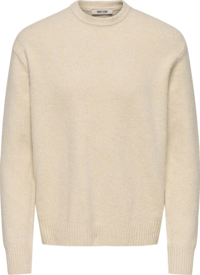 Only & Sons Herre Strikkevarer Beige S, Only & Sons Herre Strikkevarer Beige S,