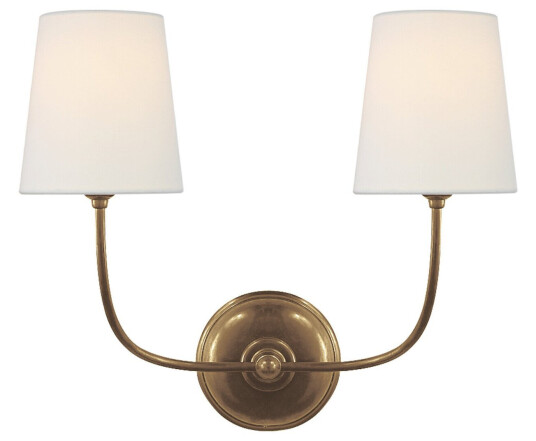 Vendome vegglampe antikk messing Vendome vegglampe antikk messing
