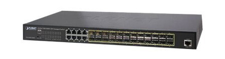 Planet Gs-5220-16S8cr - Switch - Styrt - 24 X Gigabit Sfp + 8 X Delt 10/100/1000 - Rackmonterbar