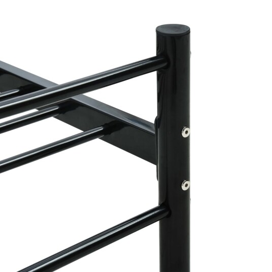 vidaXL Sengeramme svart metall 120x200 cm