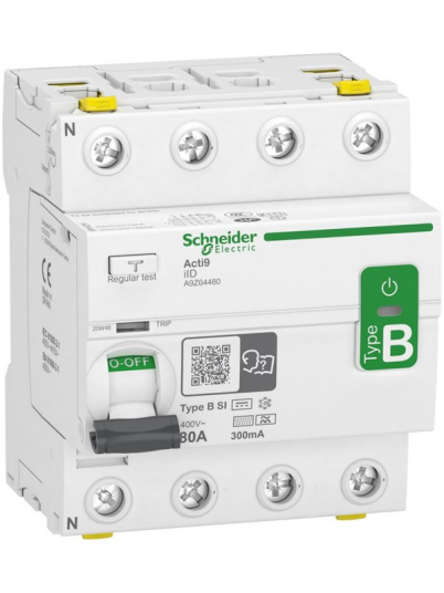 Schneider Electric Rccb earth leakage protection 4p 80a 300ma b-class-si super (3606489502843)