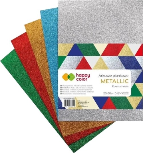 Skumplater A4/5K Mix Metallic Happy Color