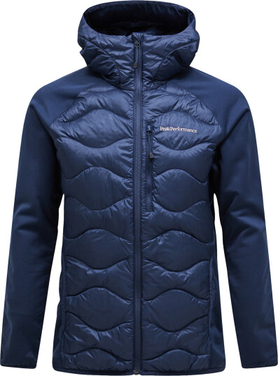 Helium Down Hybrid Hood M Blue Shadow (M) Helium Down Hybrid Hood M Blue Shadow (M)