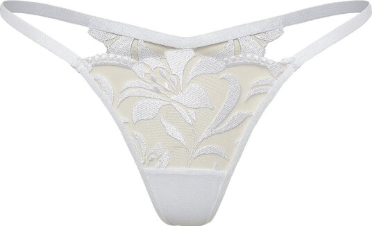 Bluebella Leonora Thong - WHITE/SHEER - 32